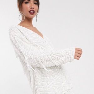 ASOS fully beaded jacket